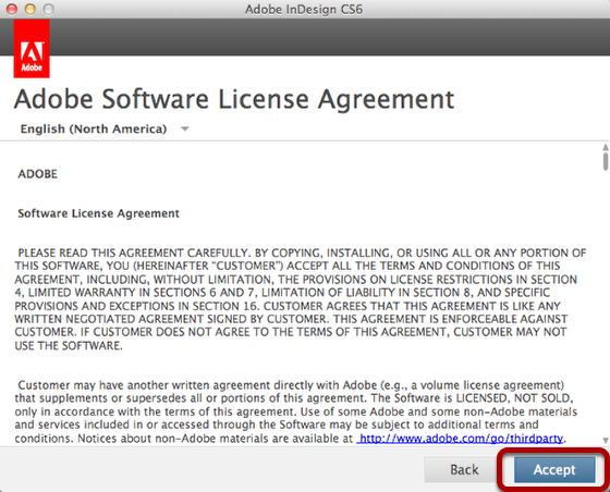 Adobe Software License Agreement
